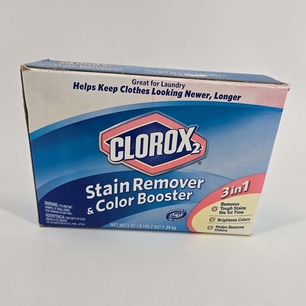 Clorox 2 Stain Remover & Color Booster 3.07lb Powder Blue 3-in-1 Formula 2014